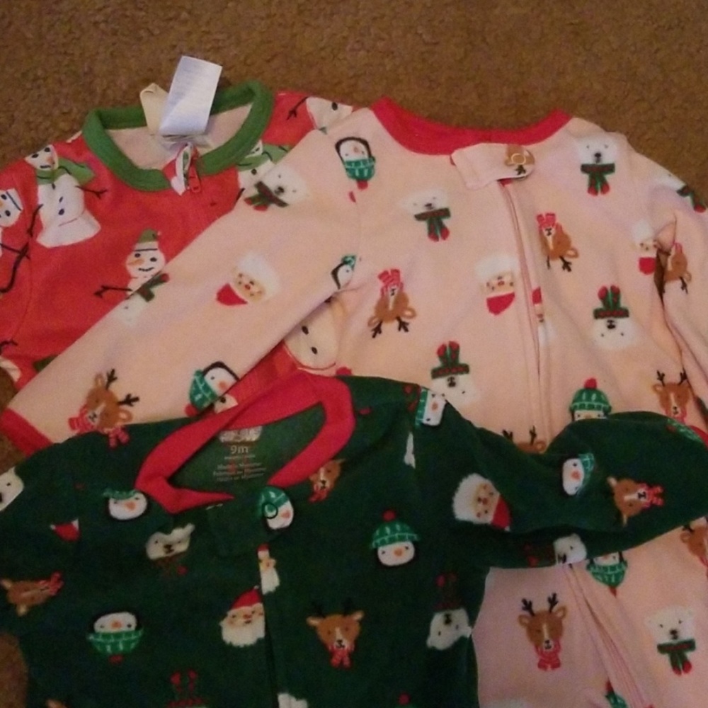 Winter feetie pjs